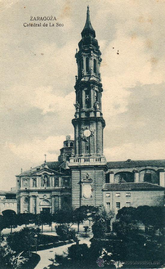 Postales: POSTAL DE ZARAGOZA SIN CIRCULAR,CATEDRAL DE LA SEO - Foto 1