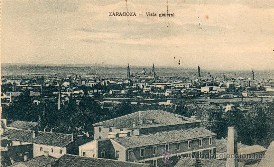 Postales: POSTAL SIN CIRCULAR DE ZARAGOZA,VISTA GENERAL - Foto 1