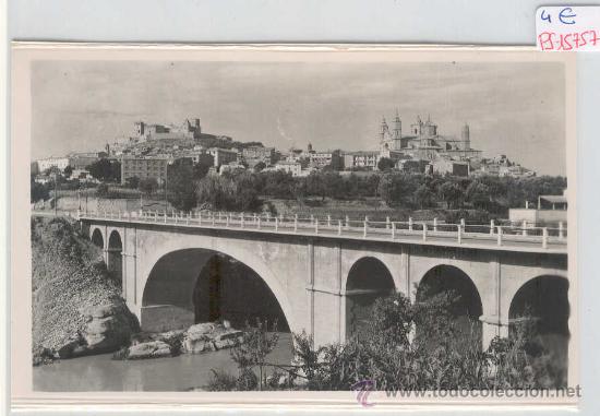 Postales: (PS-15757)POSTAL DE ALCA&Ntilde;IZ(TERUEL)-PUENTE DE PIEDRA SOBRE EL RIO GUADALOPE
