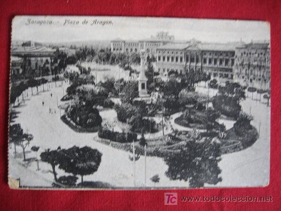 Postales: ZARAGOZA - PLAZA DE ARAGON - Foto 1