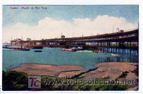 Postales: Huelva. Muelle de Rio Tinto. Sin circular. - Foto 1