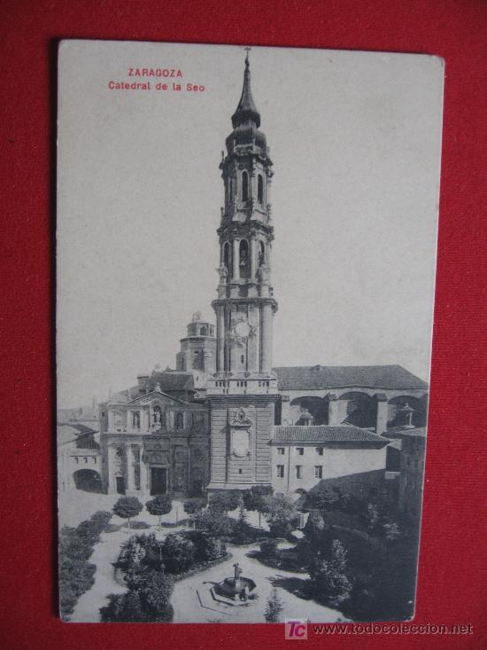 Postales: ZARAGOZA - CATEDRAL DE LA SEO - Foto 1