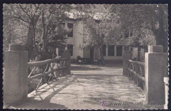 Postales: JARABA(ZARAGOZA).-BALNEARIO DE SICILIA. PUENTE DE ENTRADA