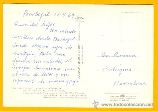 Postales: POSTAL DE EL PUEYO DE JACA - Foto 2