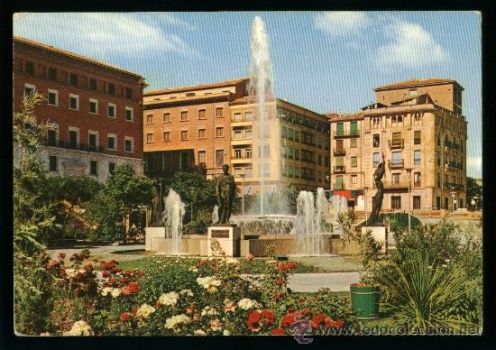 Postales: Teruel - Glorieta del Generalisimo - Circulada 1987 - Foto 1