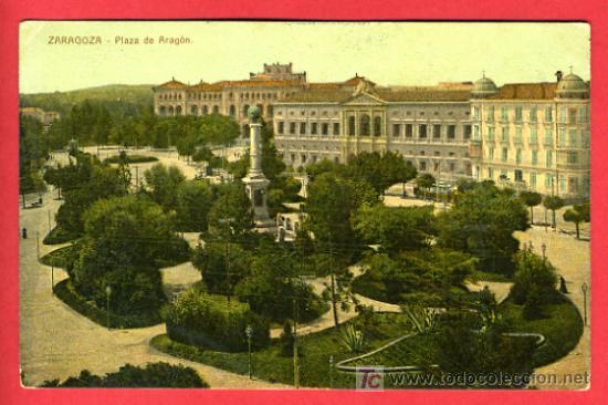 Postales: ZARAGOZA, PLAZA DE ARAGON,     P36953 - Foto 1