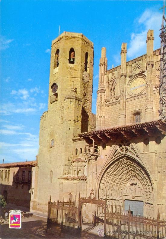 Postales: TARJETA POSTAL CATEDRAL HUESCA - Foto 1