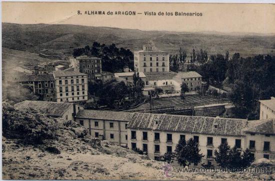 Postkarten: ALHAMA DE ARAG&Oacute;N(ZARAGOZA).-VISTA DE LOS BALNEARIOS