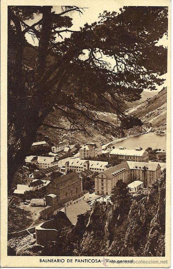 Postales: PS0306 BALNEARIO DE PANTICOSA 'VISTA GENERAL'. ED. ARRIBAS. CIRCULADA 1956