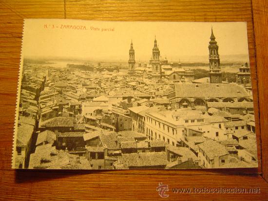 Postcards: Interesante postal de Zaragoza.-Vista parcial