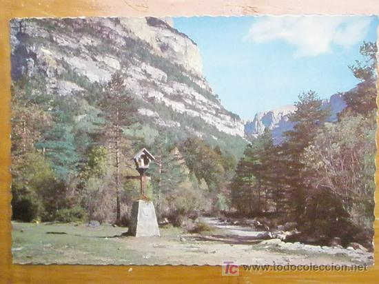 Postales: POSTAL  ESCRITA CIRCULADA.PIRINEOS ARAGONESES.PARQUE NACIONAL DE ORDESA.