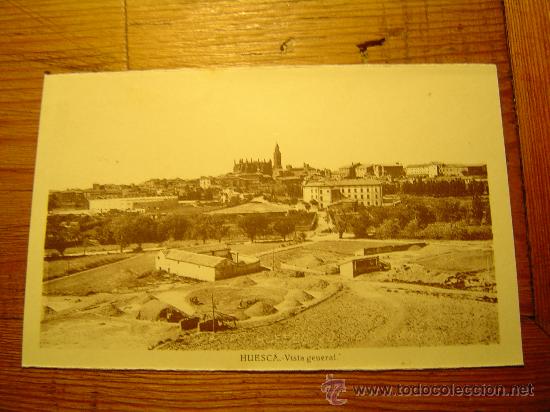 Postales: Postal de Huesca.-Vista general