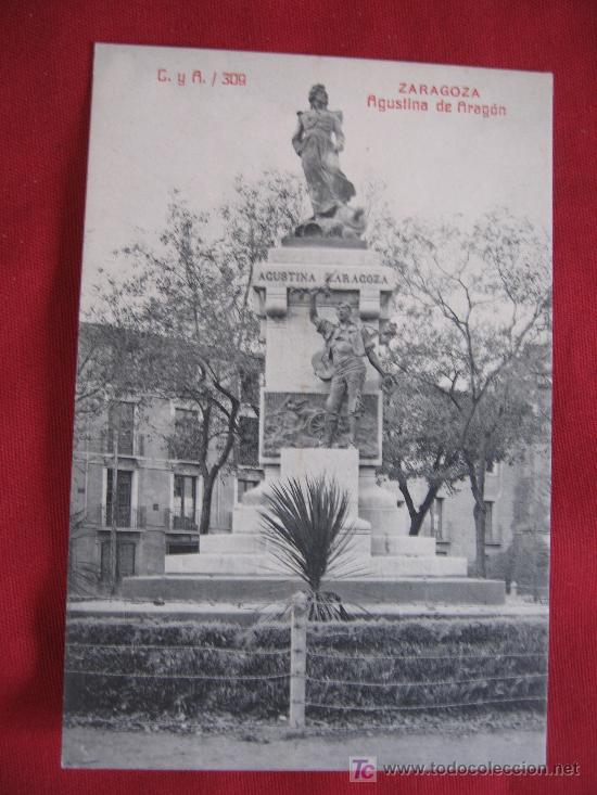 Postales: ZARAGOZA - AGUSTINA DE ARAGON - Foto 1