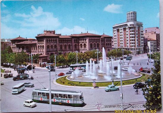 Postales: ZARAGOZA Plaza de Paraiso - Foto 1