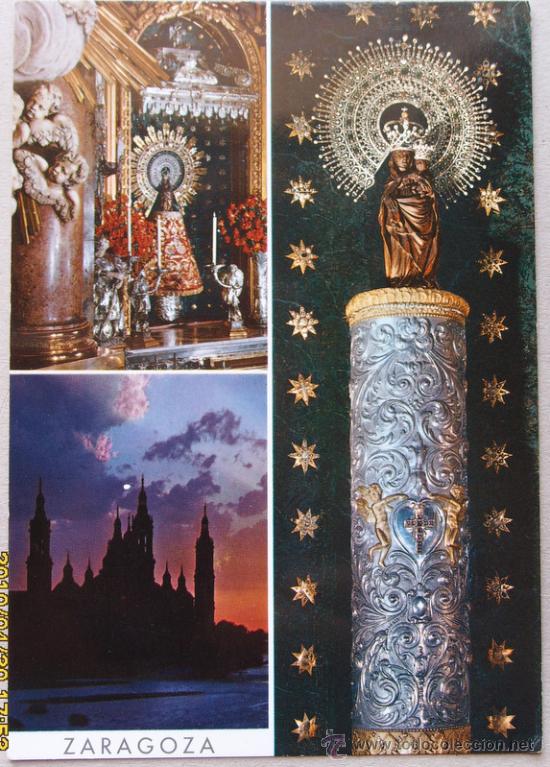 Postales: ZARAGOZA Templo del Pilar - Foto 1
