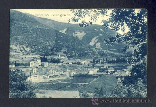 Postales: Postal de BIESCAS (Huesca): Vista general - Foto 1