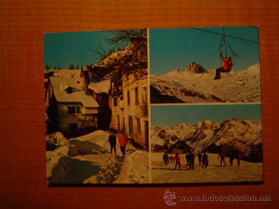 Postales: POSTAL  SALLENT DE GALLEGO(ESTACION INVERNAL )  ESCRITA