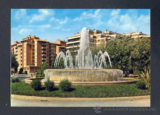 Postales: Postal de HUESCA: Parque, fuente (Ed.Arribas num.45) - Foto 1