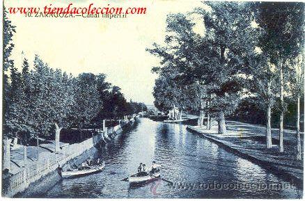 Postales: ZARAGOZA. Canal Imperial - Foto 1
