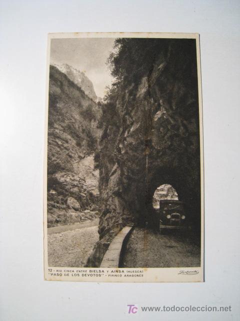 Postales: BIELSA - AINSA: PASO DE LOS DEVOTOS - Foto 1