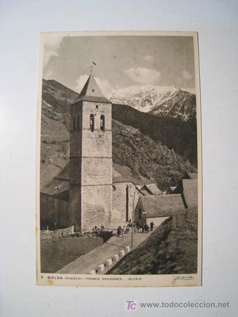 Postales: BIELSA: IGLESIA - Foto 1