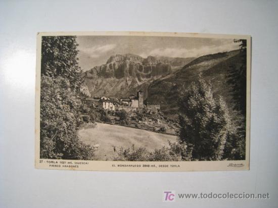 Postales: TORLA: EL MONDARRUEGO DESDE TORLA - Foto 1