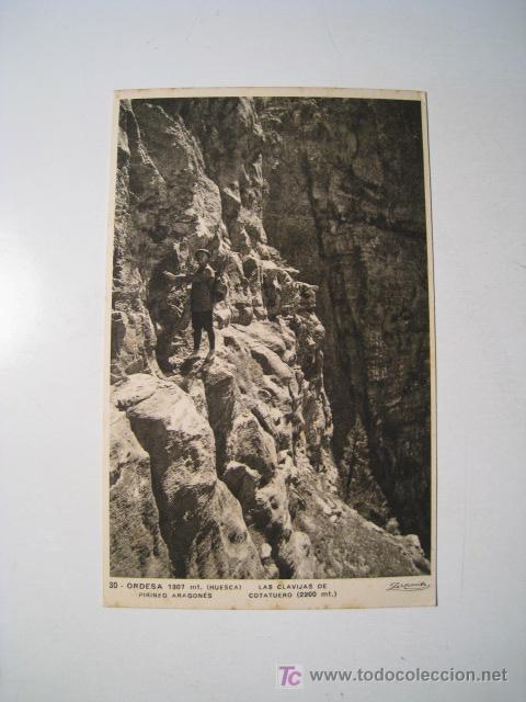 Postales: ORDESA: LAS CLAVIJAS DE COTATUERO (2200 MT.)
