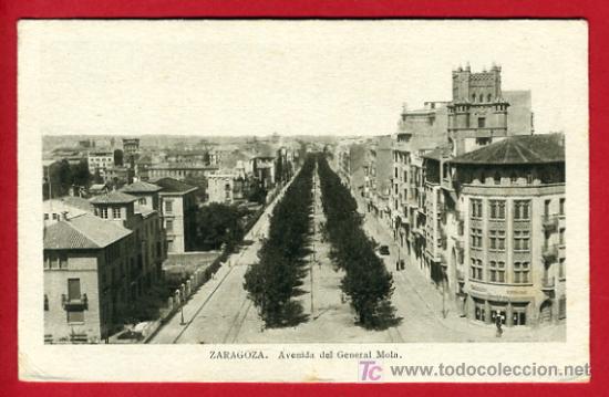 Postales: ZARAGOZA, AVENIDA DEL GENERAL MOLA,     P41477 - Foto 1