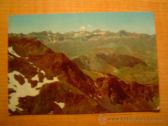 Postkarten: POSTAL  BALNEARIO DE PANTICOSA PANORAMICA DE PENATELERA Y COLLARADA DESDE PONDIELLOS SIN CIRCULAR