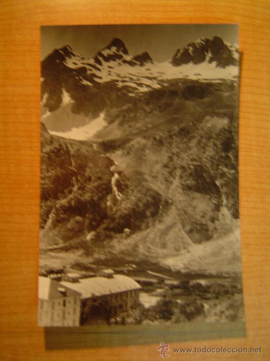 Postales: POSTAL  BALNEARIO DE PANTICOSA VISTA PARCIAL MAEIZO ARGUALA Y GORMO NEGRO SIN CIRCULAR
