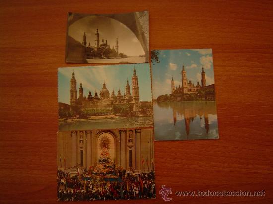 Postales: 4 POSTALES ZARAGOZA SIN CIRCULAR - Foto 1