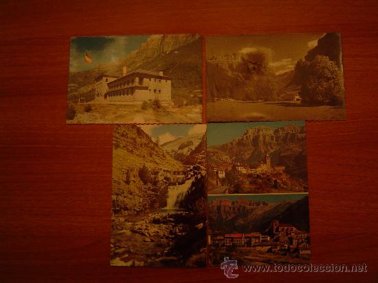 Postkarten: 4 POSTAL PIRINEOS ARAGONESES SIN CIRCULAR