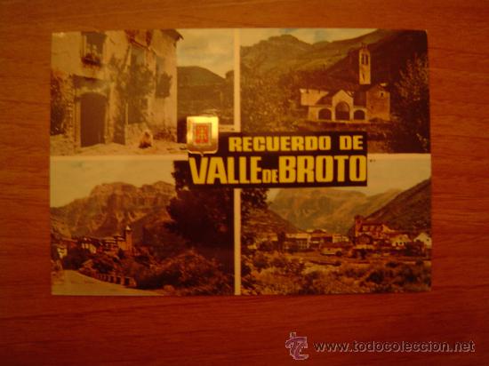 Postales: POSTAL VALLE DE BROTO OTO DIVERSOS ASPECTOS SIN CIRCULAR