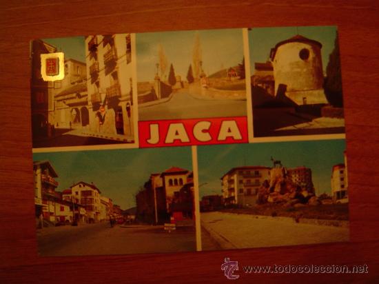 Postales: POSTAL  JACA (HUESCA) DIVERSOS ASPECTOS SIN CIRCULAR - Foto 1