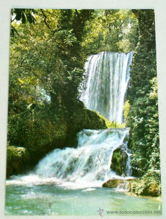 Postales: Postal Monasterio de Piedra Ba&ntilde;o de Diana y Cascada Caprichosa 1971