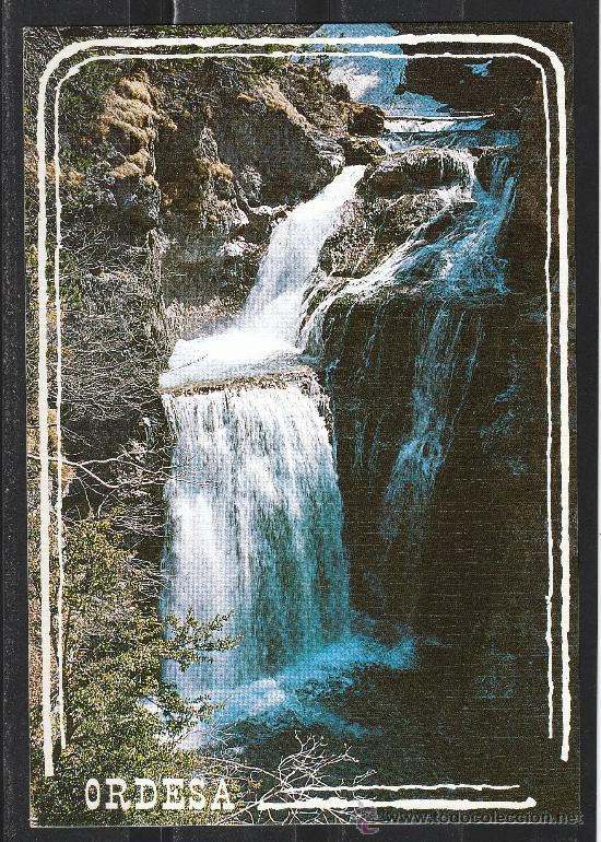 Postales: N&ordm; 137. PARQUE NACIONAL DE ORDESA. CASCADA EN EL RIO ARAZAS