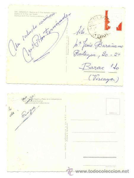 Postales: 2 postales .. Zaragoza .. A&ntilde;os 70 - Foto 2