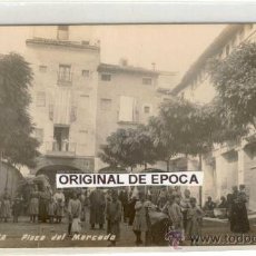 Postales: (PS-19015)POSTAL FOTOGRAFICA DE BORJA(ZARAGOZA)-PLAZA DEL MERCADO