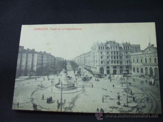 Postales: ZARAGOZA - PASEO DE LA INDEPENDENCIA - - Foto 1