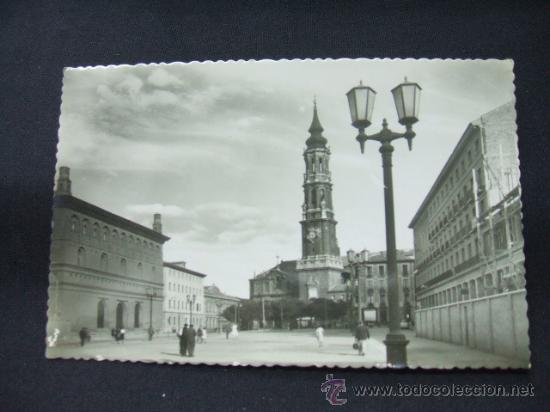 Postales: ZARAGOZA - LONJA Y CATEDRAL DE LA SEO - - Foto 1
