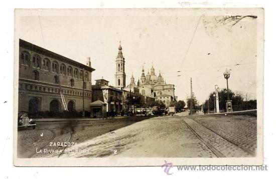 Postales: ZARAGOZA RIVERA EBRO SIN CIRCULAR - Foto 1
