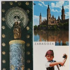 Postales: ZARAGOZA - IMAGEN Y TEMPLO NTRA. SRA. DE EL PILAR - Nº 114 - ED. GARRABELLA - AÑO 1964 -SIN CIRCULAR. Lote 22047799