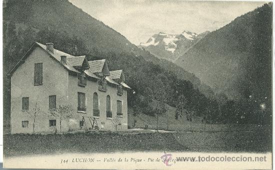 Postales: BENASQUE-LUCHON. VALLE DE LA PIQUE Y PICO SALVAGUARDIA.HACIA 1910.