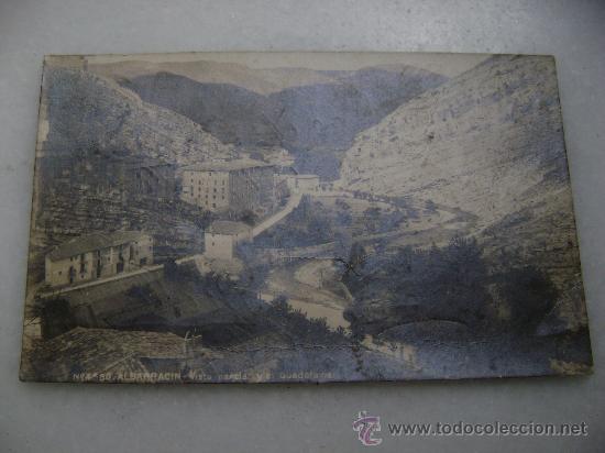 Postales: ALBARRACIN.TERUEL.VISTA PARCIAL Y EL GUADALAVIAR.03095