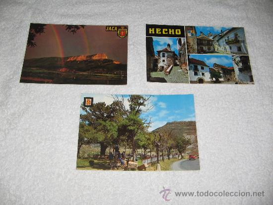 Postkarten: LOTE DE 3 POSTALES ANTIGUAS DEL PIRINEO ARAGONES