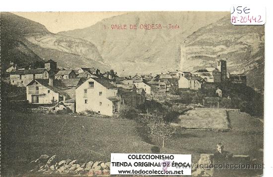 Postales: (PS-20442)POSTAL DE VALLE DE ORDESA(HUESCA)-TORLA