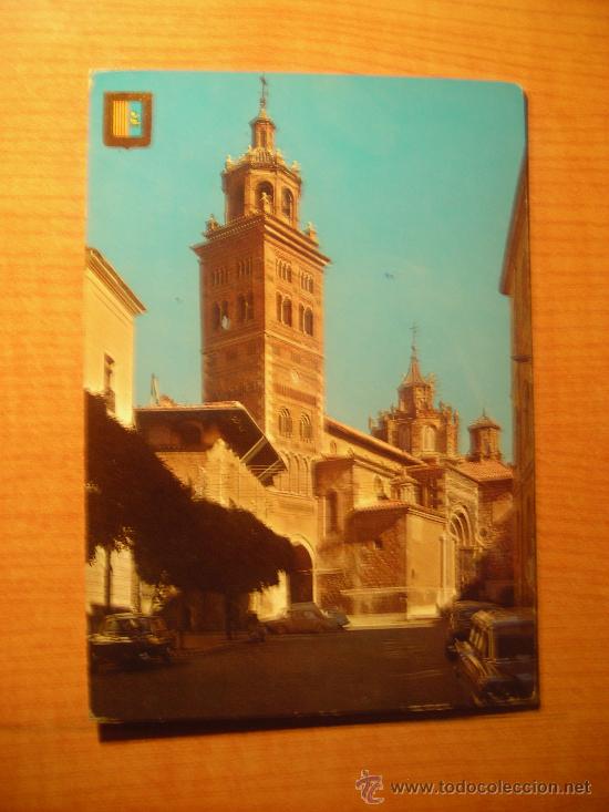 Postales: POSTAL IMAGEN ESCUDO DE ORO SEGUNDA COLECCION DE CATEDRALES TERUEL CATEDRAL SIN CIRCULAR