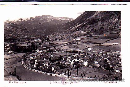 Postales: POSTAL BENASQUE VISTA GENERAL - Foto 1