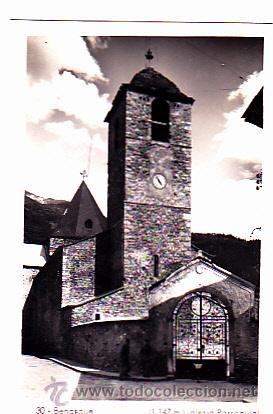 Postales: POSTAL BENASQUE IGLESIA PARROQUIAL - Foto 1