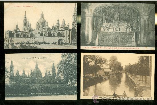 Postales: LOTE DE 20 TARJETAS POSTALES DE ZARAGOZA. - Foto 2